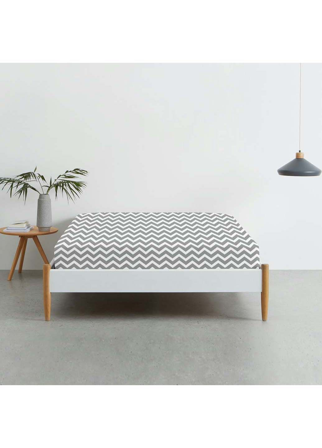 Двоспальна постіль з простирадлом на гумці Rust CS13 180х220 см Cosas (307475087)