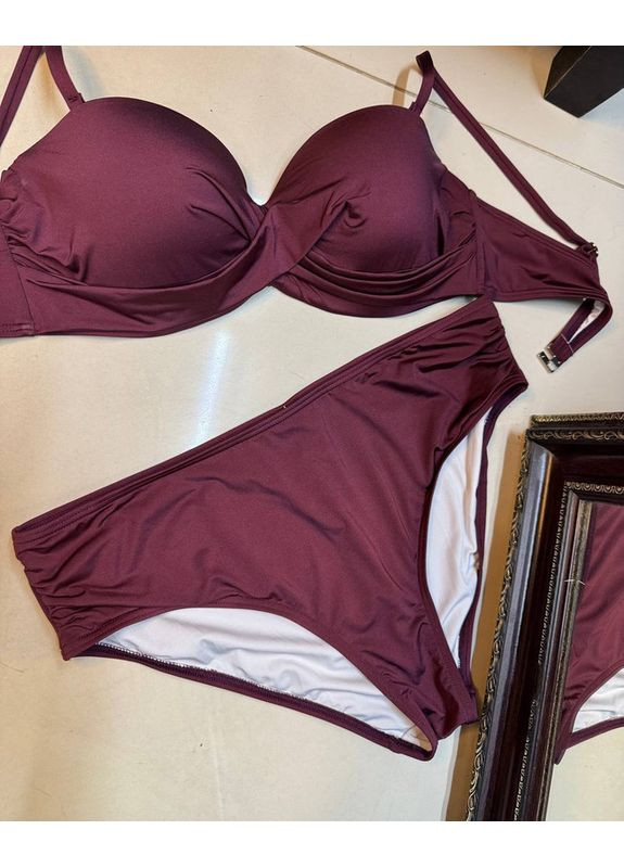 Бордовий купальник Atlantic Beach