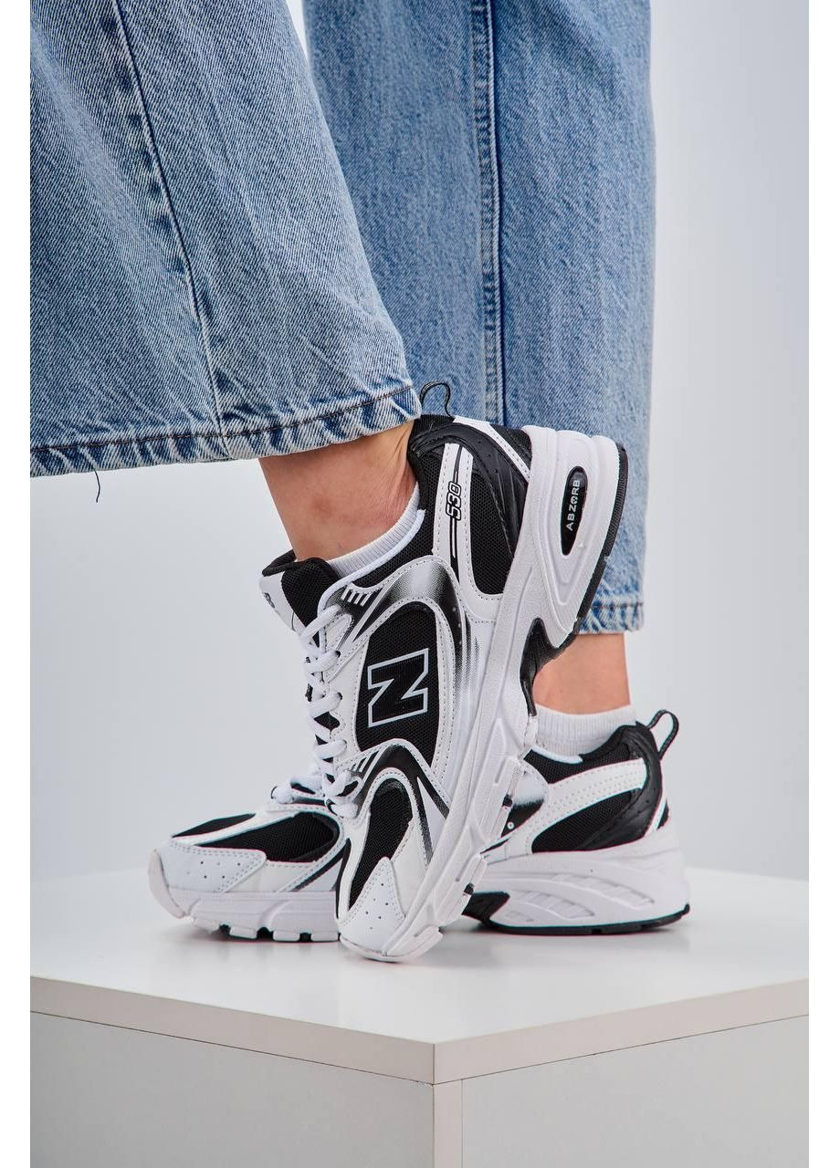 Черные демисезонные кроссовки мужские new balance 530 white black v2 premium нью беланс 530 No Brand