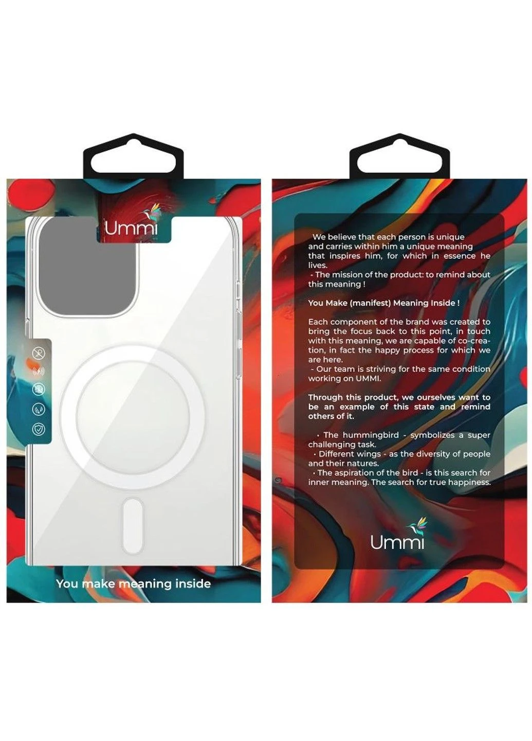 Чохол transparent with MagSafe для Apple iPhone 16 Pro (6.3") Ummi (389307118)