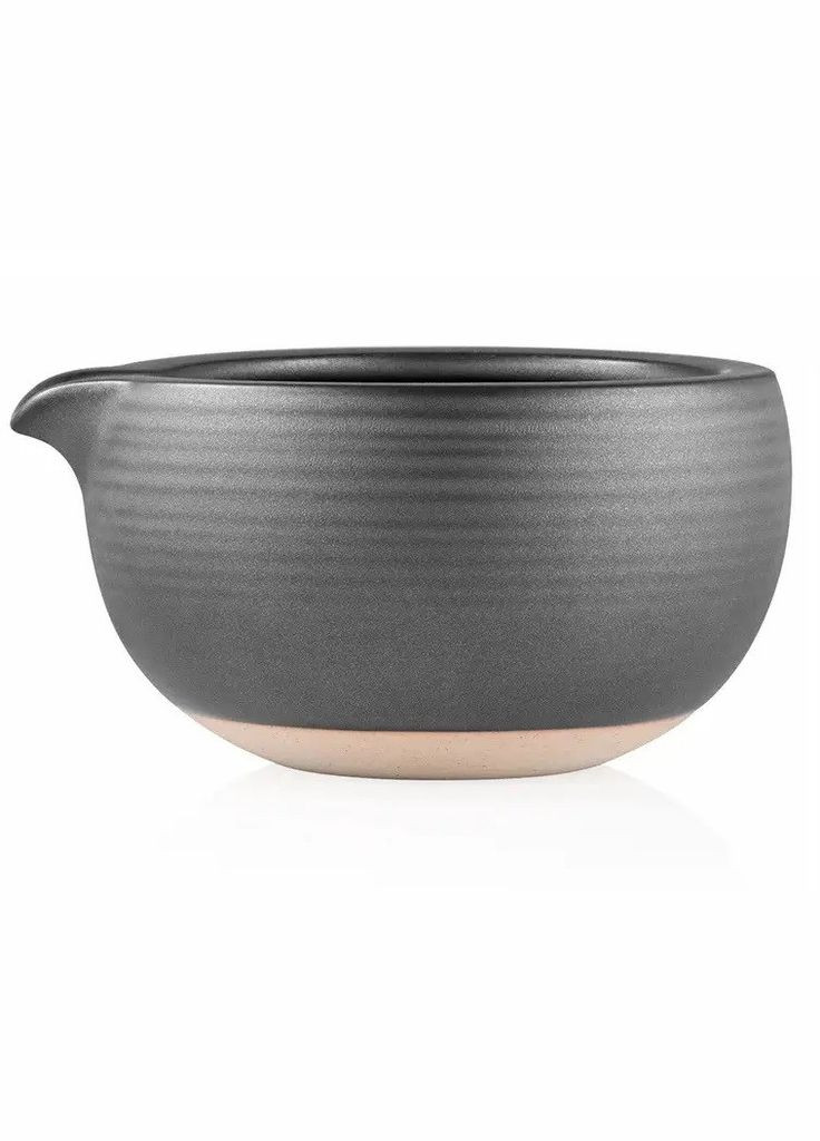 Чаван Katakuchi Matcha Bowl Deep Black з носиком Катакучі #3 (R-30080-VS) No Brand (303933891)