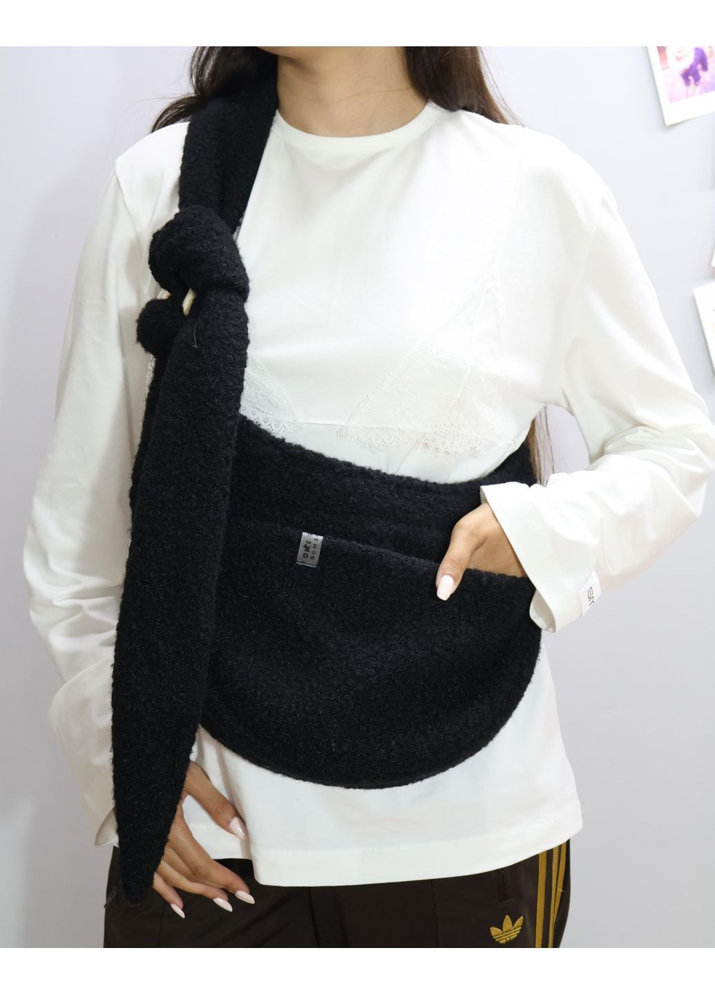 Слінг Teddy чорний S-80 Розмір 1 Dogs Bomba (370275691)