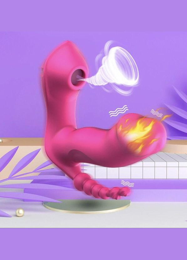 Кліторальний вібратор метелик для жінок — стимулятор точки G анальний і вагінальний стимулятор No Brand (340914283)