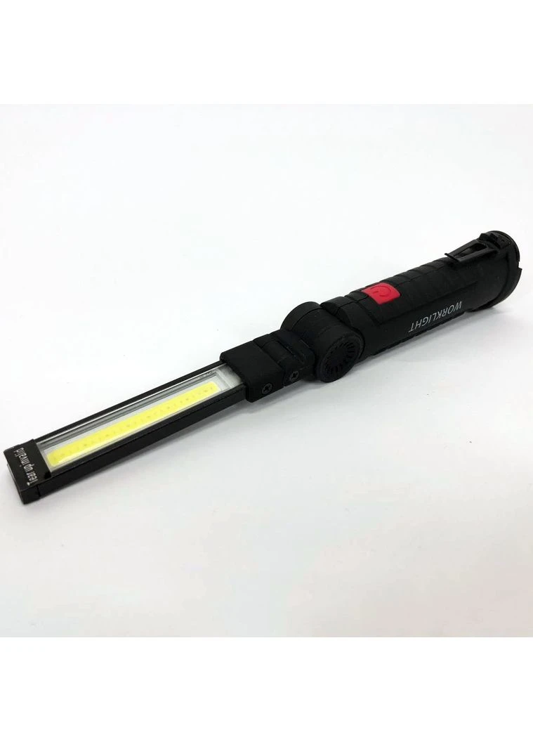 Фонарь кемпинг W51-SMD+COB, поворот на 180º+180º, магнит, зажим, крюк для подвеса, встроенный аккумулятор No Brand (400049712)