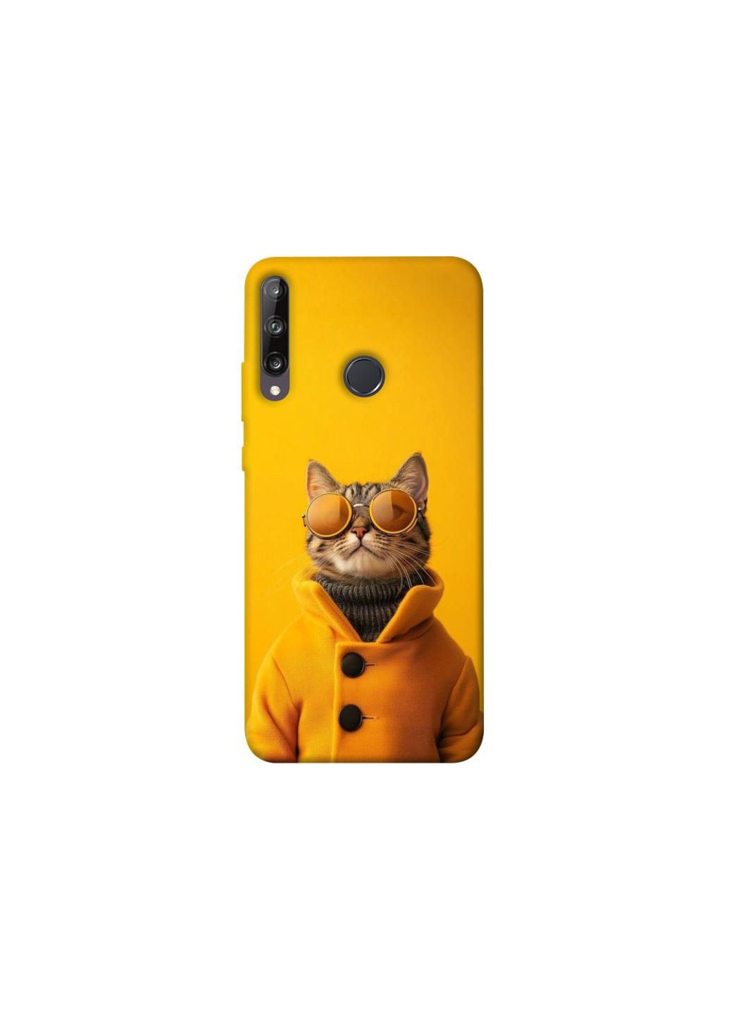 Чехол на Huawei P40 Lite E Yellow Glasses Frontalka (354189992)