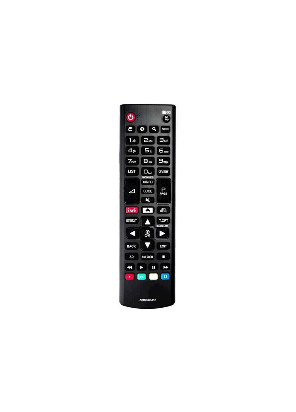 Пульт для телевизора AKB75095312 ТМ LG (303631304)