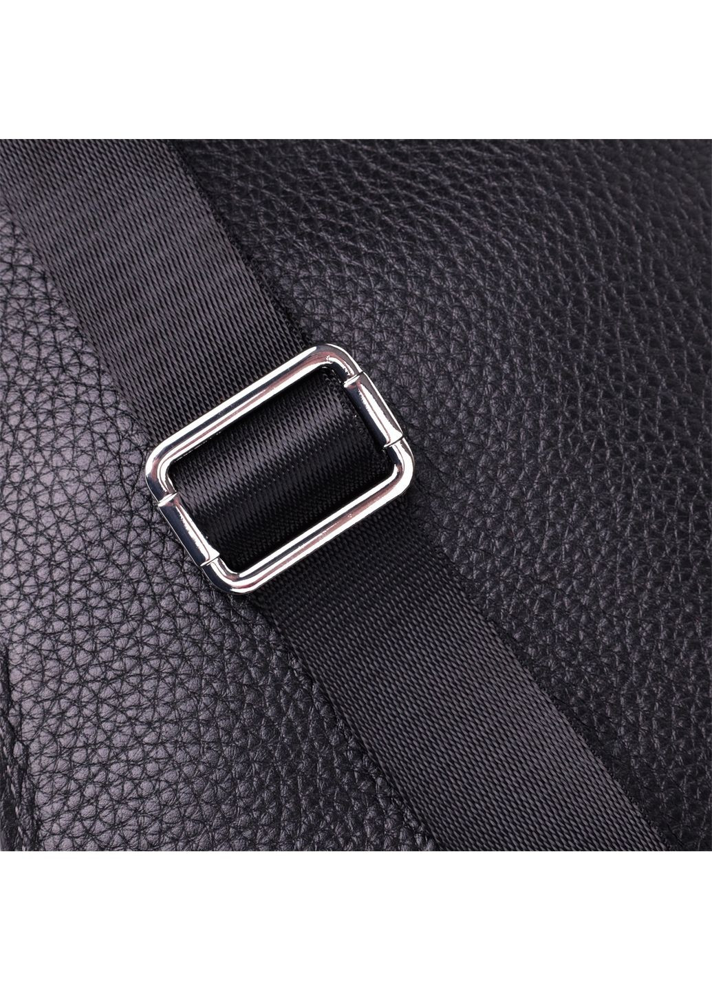 Прямокутна сумка бананка із якісної натуральної шкіри 15,5х20,5х3,5 см Grande Pelle (315871039)