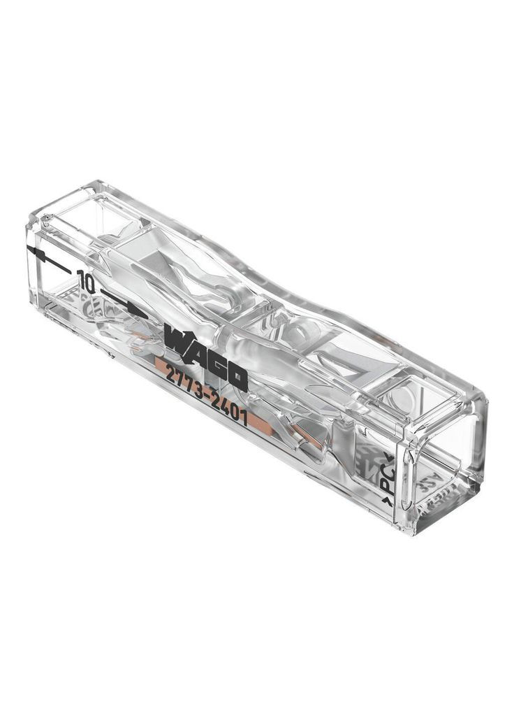 2773-2401 компактная клемма для сращивания всех типов проводников WAGO (340535052)