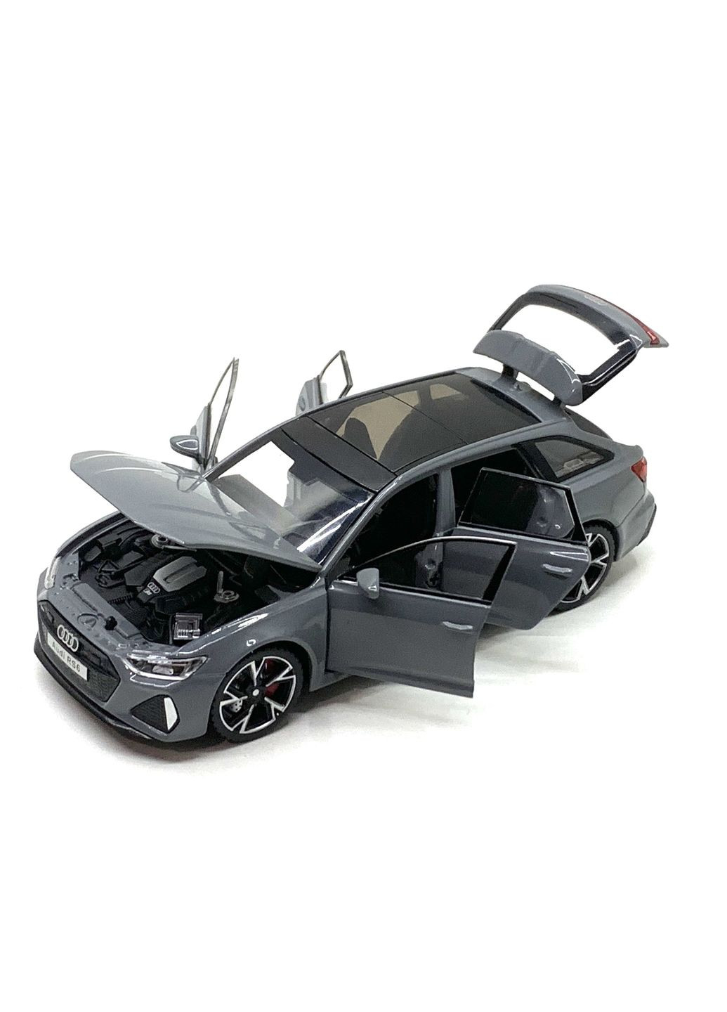 Машина Audi A6 металлопластик 1:32 звук светло инерция Серая (ТК-10206) TK Union Group (358935399)