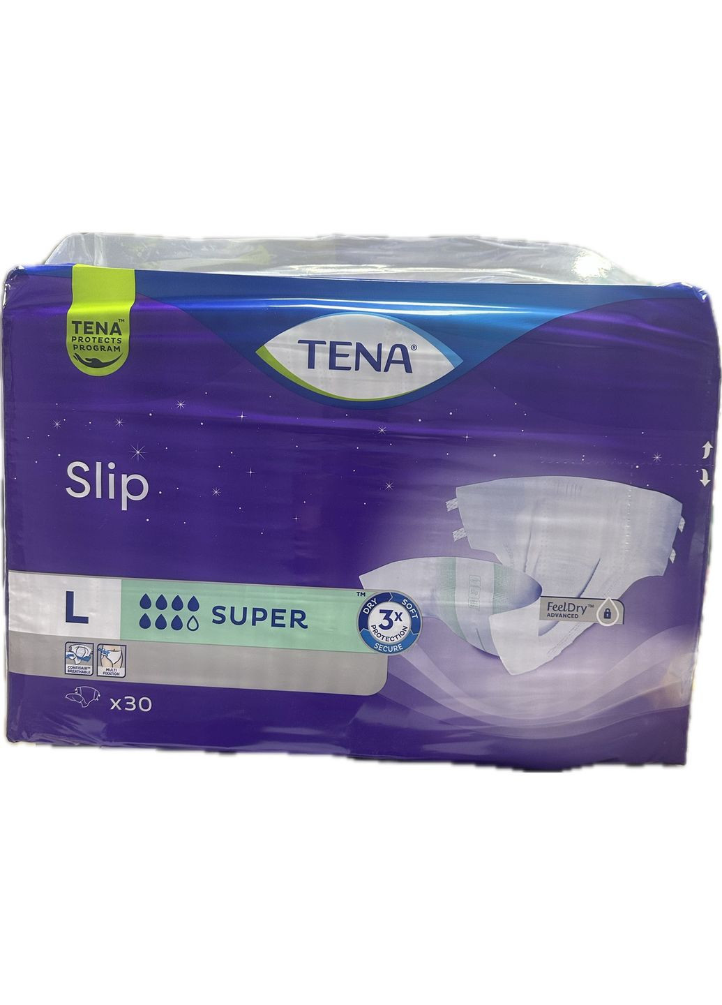 Підгузники для дорослих Slip SUPER L Large 30 шт/уп Tena (370144089)