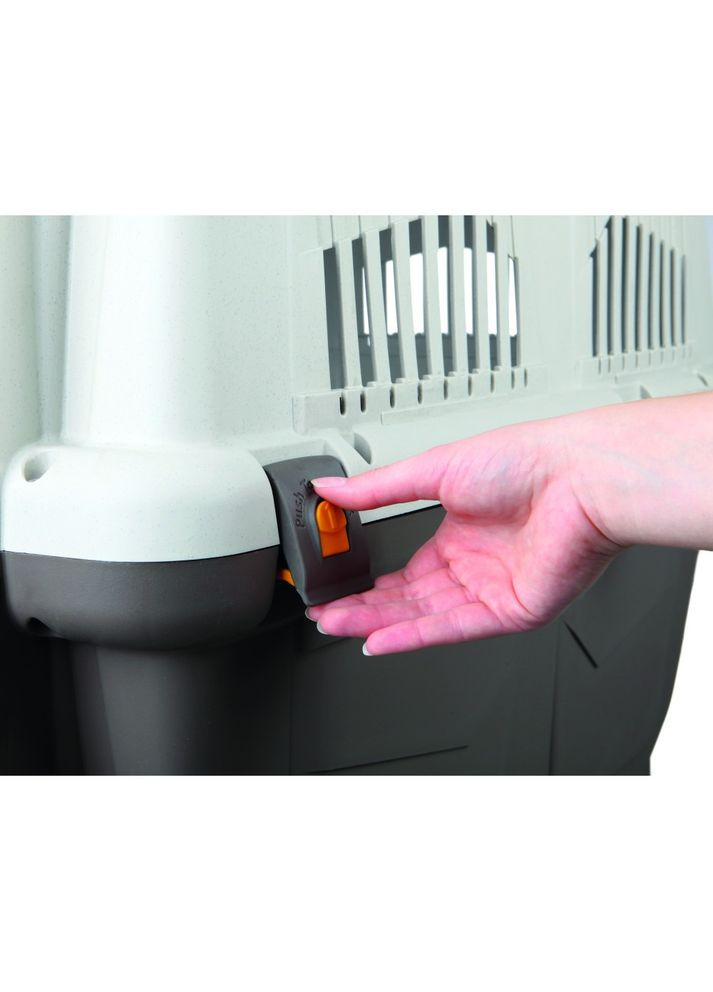 Контейнер-переноска для собак Skudo 5 весом до 35 кг. коричневая пластик размер M 59x65x79 см Trixie (362702430)