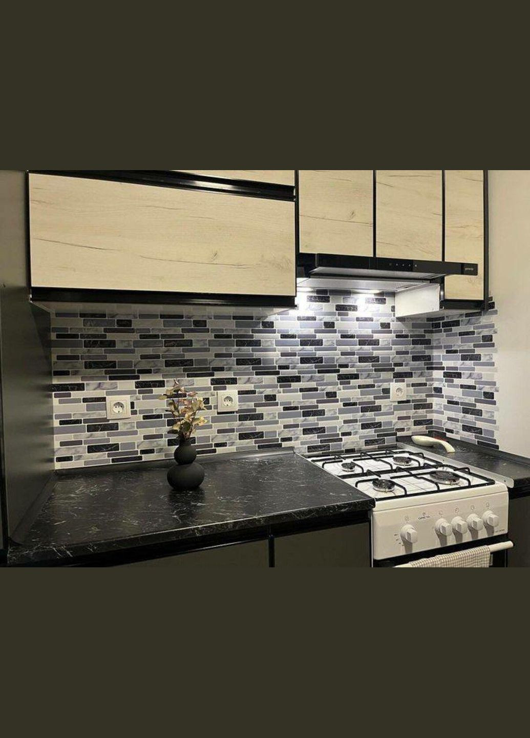 Самоклеящаяся полиуретановая плитка под мрамор 305х305х1мм (3DPanda-1174) Sticker Wall (323155230)