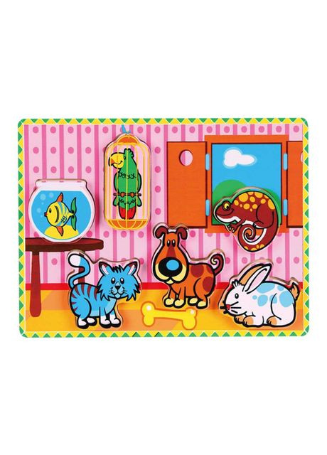 Рамка-вкладиш Домашні тварини (56440) Viga Toys (370257268)