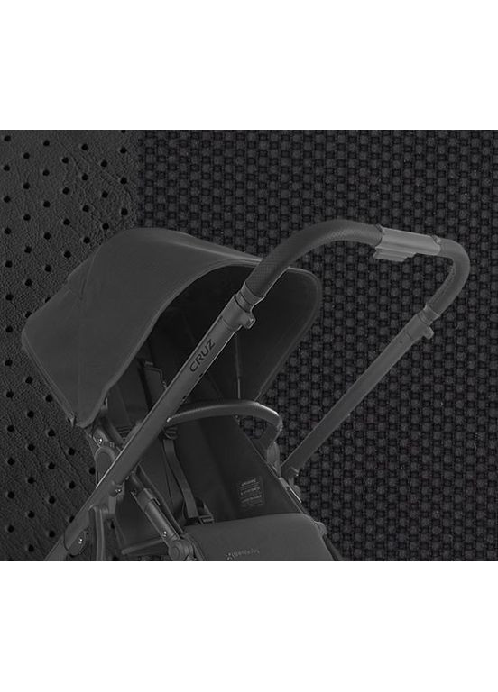 Дитяча прогулянкова коляска CRUZ 2 JAKE (чорний/графітова рама/чорна шкіра), 810030090441 Uppababy (367983350)