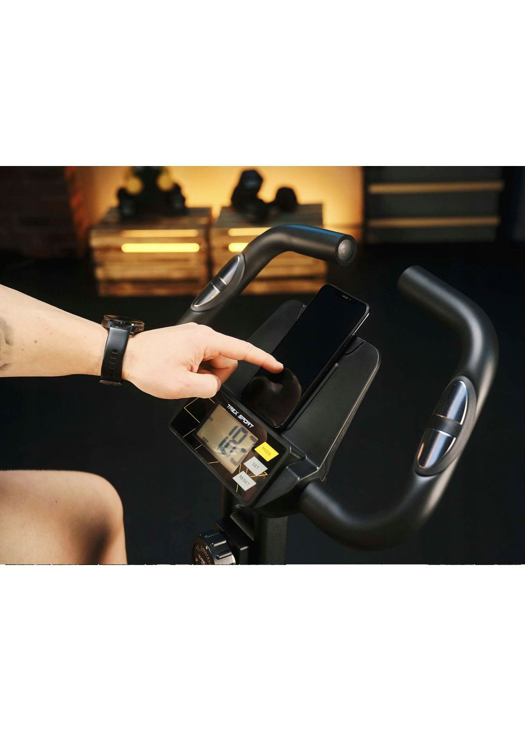 Велотренажер TX-340XB BRIZ магнитный серый TREX Sport (361952279)