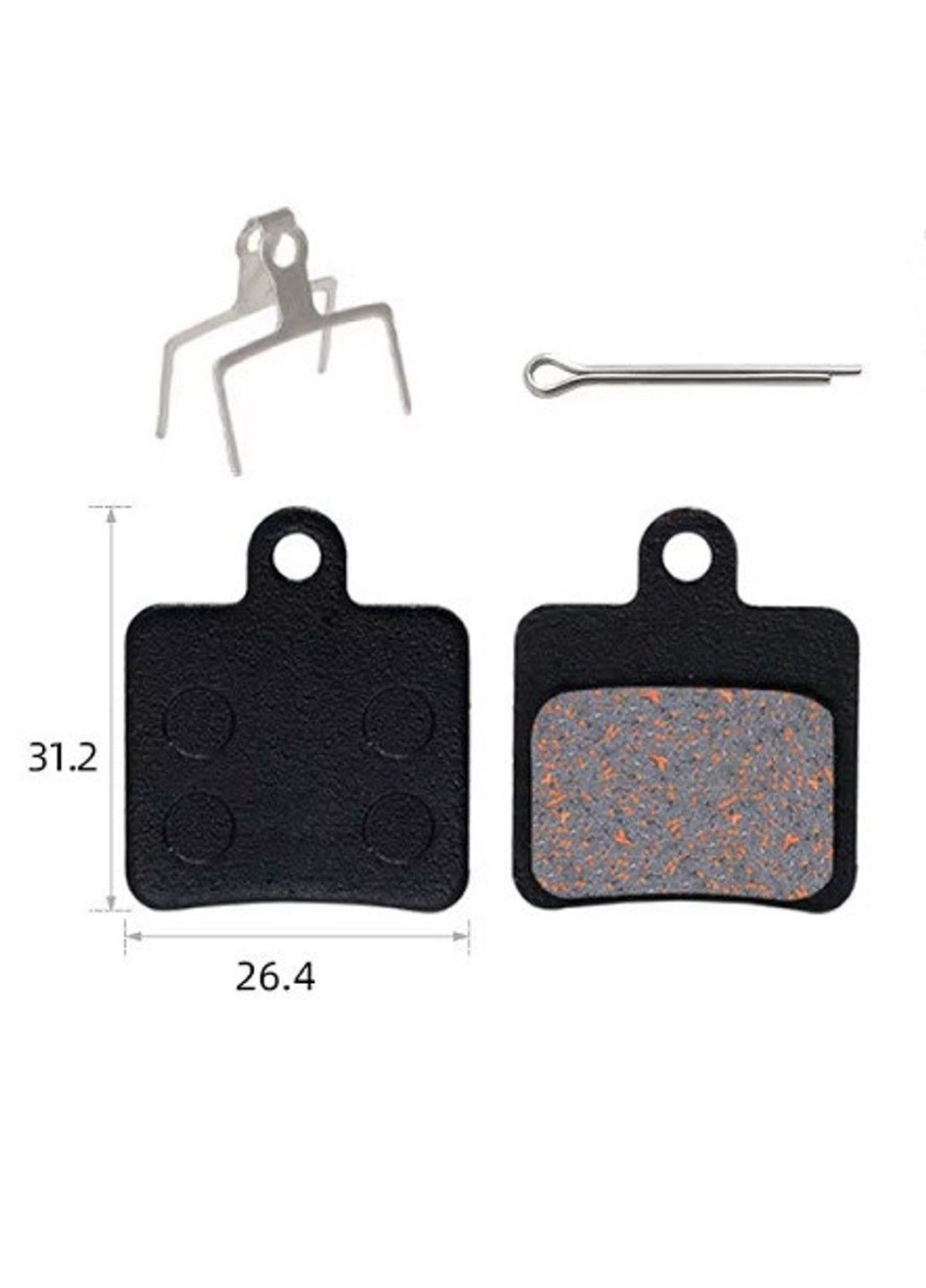 Тормозные колодки DN велосипедные TP-11D, пара No Brand (359456236)