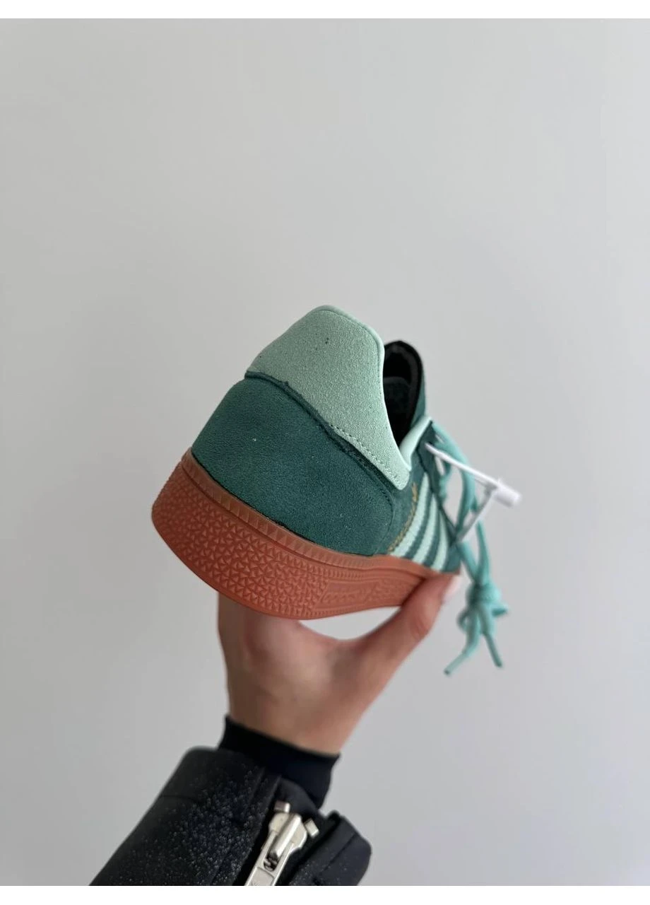 Зелені літні кросівки adidas spezial handball green адідас спеціал зелені No Brand