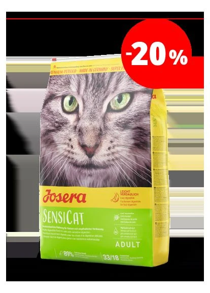 Сухой корм для кошек с чувствительным пищеварением Sensi Cat 10кг Josera (388213745)