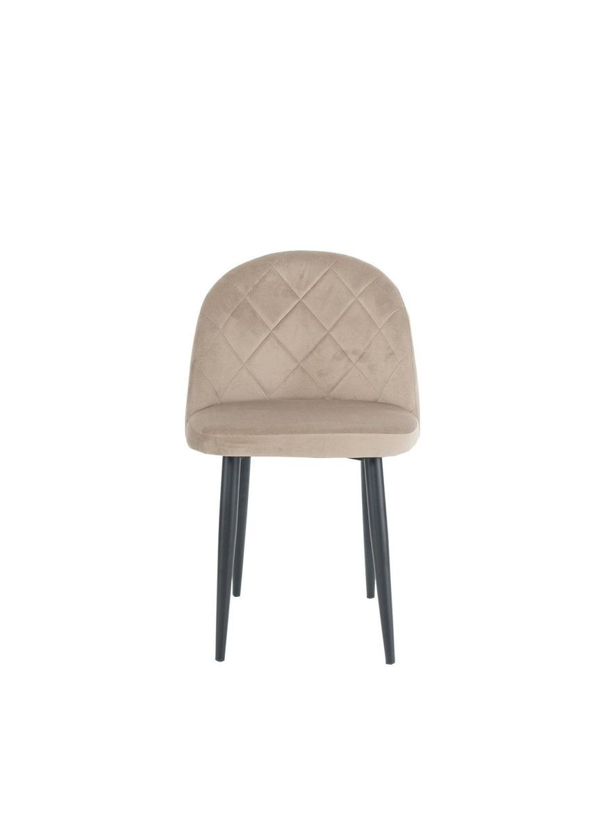 Стул LULU черный каркас/темный беж Intarsio (365461460)