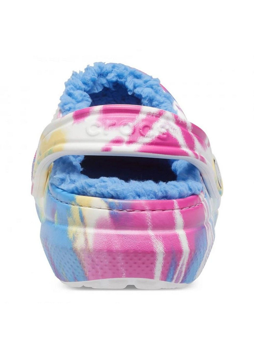 Сабо крокси утеплені Crocs Classic Lined Tie Dye Powder Blue/Multi (362894398)