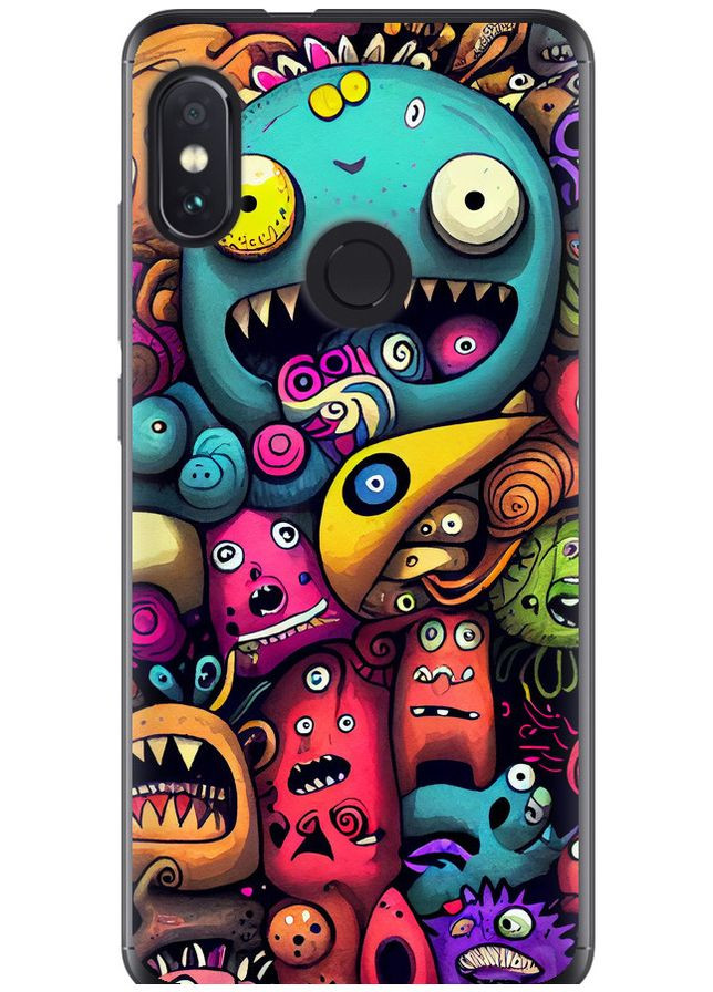 Силіконовий чохол 'Смішні монстри' для Endorphone Xiaomi Redmi Note 5 Pro (302675499)