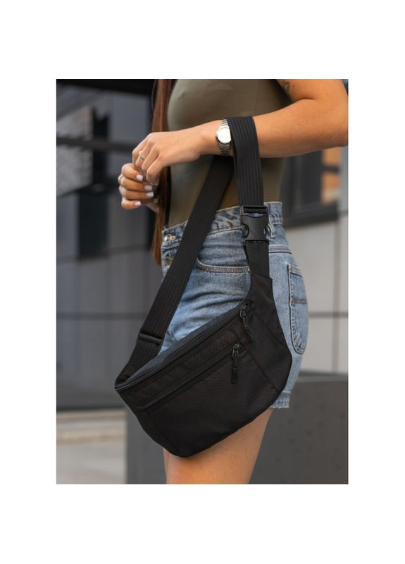 Женская сумка на пояс бананка Tirso Max тканевый Sambag (355245844)