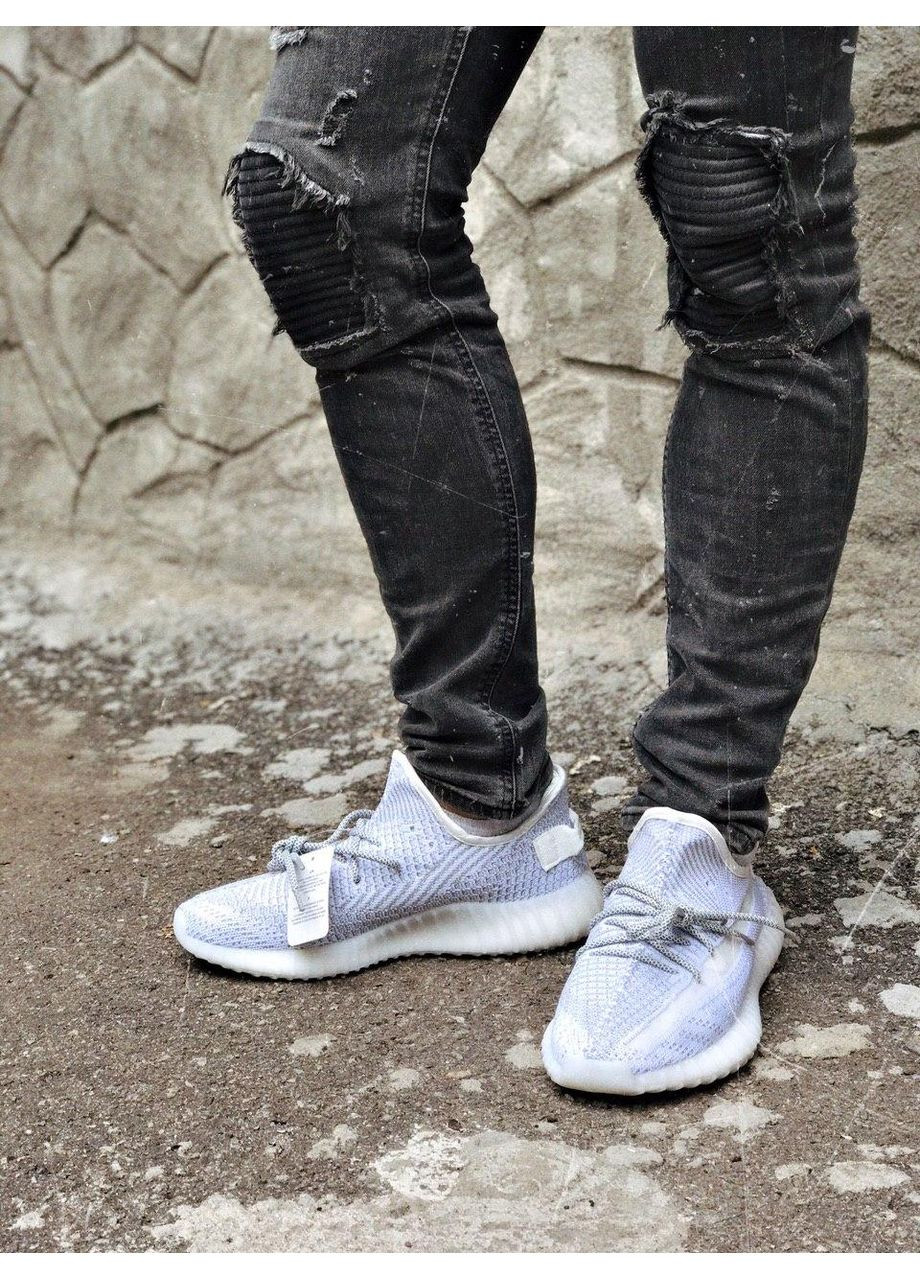 Білі Осінні кросівки чоловічі adidas yeezy 350 v2 static адідас ізі буст No Brand