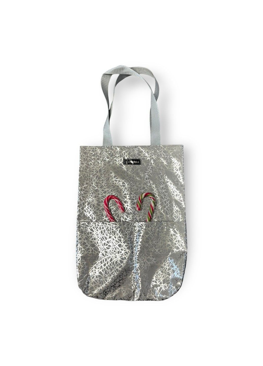 Светоотражающая сумка Svitashka Паутинка с карманами на кнопке No Brand (289386186)