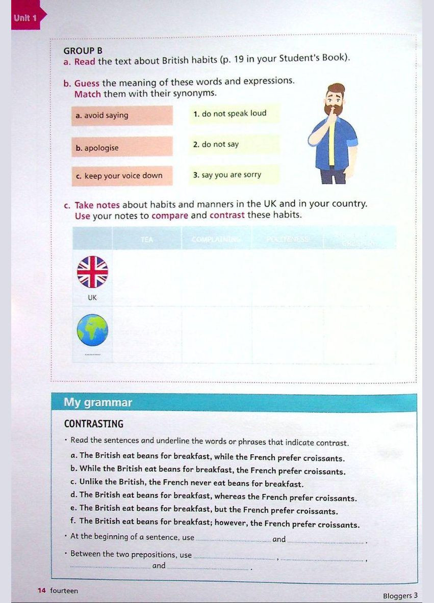 Робочий зошит Bloggers 3 Workbook (A2-B1) Видавництво "Методика" (351587095)
