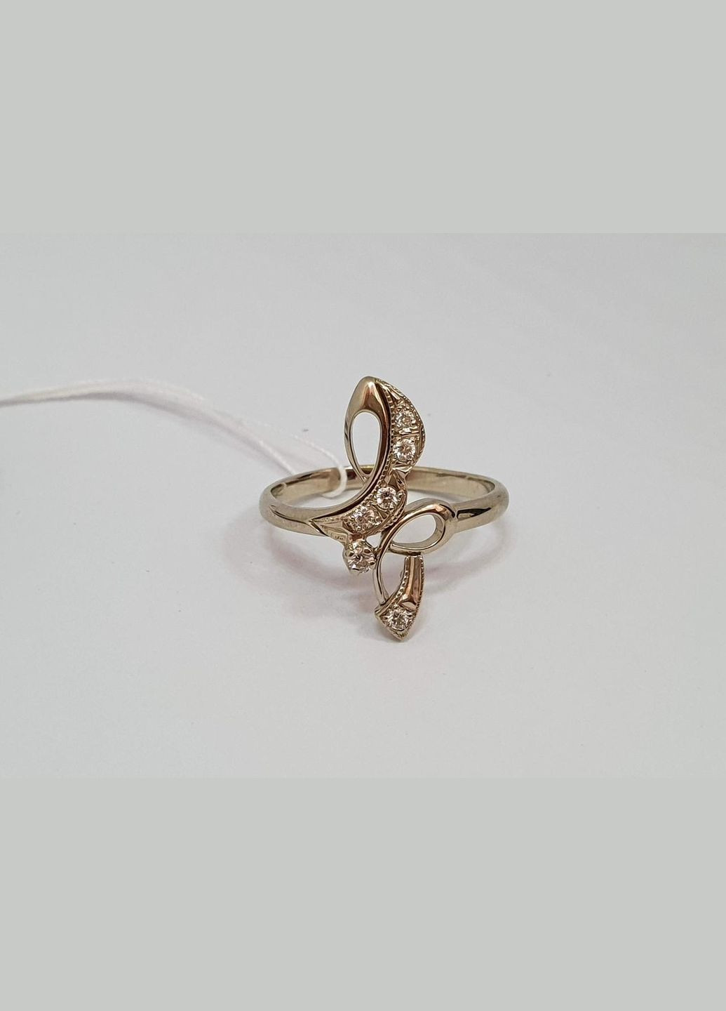 Золоте кільце з діамантами. 3021988 Гаразд (316088080)