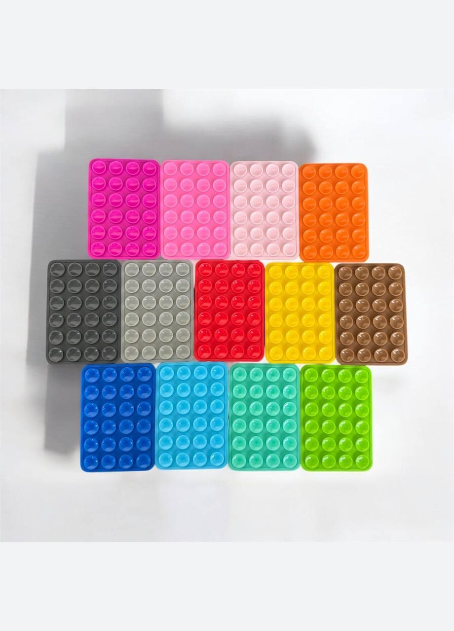 Тримач ліппер з присосками – зручний тримач із двосторонніми присосками Сірий No Brand (326803396)