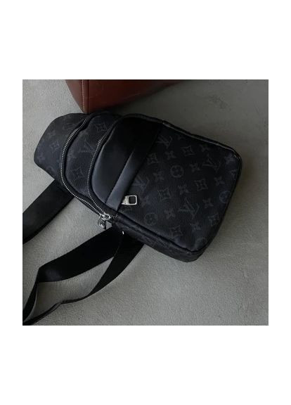 Мужская сумка слинг через плечо Louis Vuitton черный No Brand (371991957)