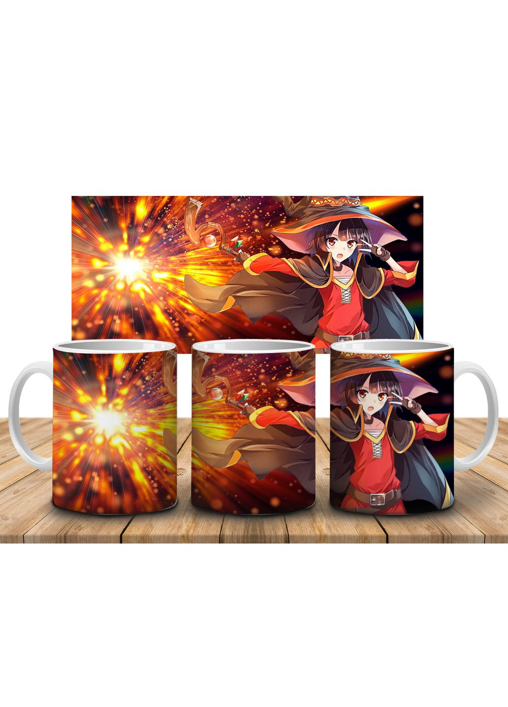 Кружка c принтом Этот замечательный мир! / Kono Subarashii Sekai ni Shukufuku wo! 330 мл-9 No Brand (317300173)