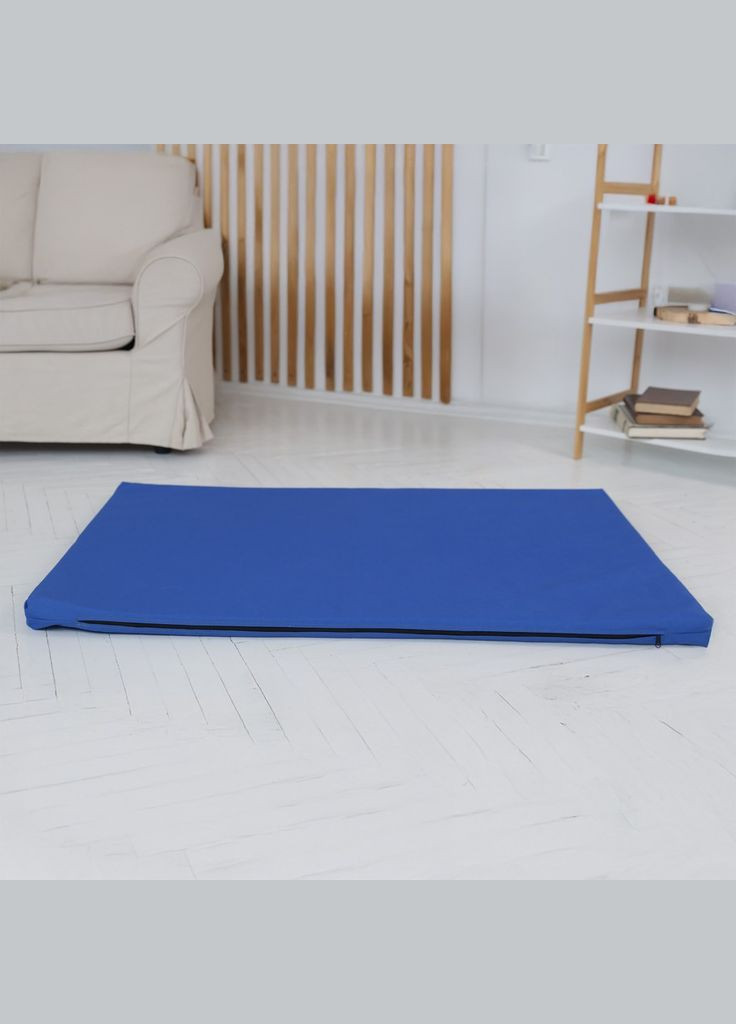 Лежак Лорд лежачок для котів і собак спальне місце синій 60*45 з'ємний чохолл No Brand (323159749)