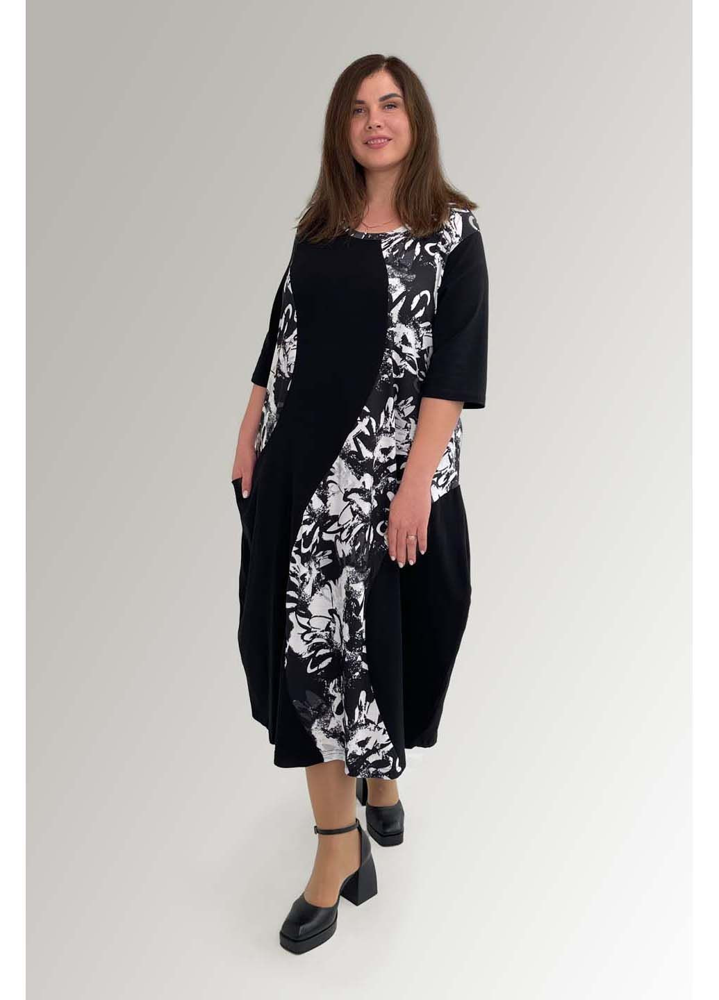 Чорна повсякденний, святковий сукня Hookk Design