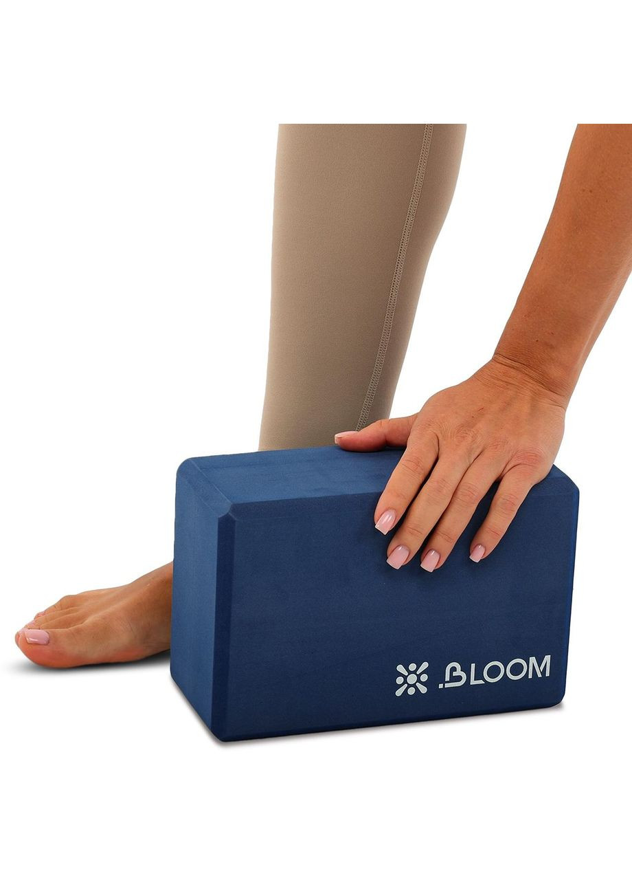 Блок для йоги YOGA BRICK Синій LB7040 Bloom (334304288)