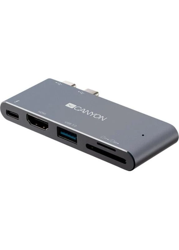 Док-станція для ноутбука Docking Station with 5 port, Thunderbolt 3 (CNS-TDS05DG) Canyon (315502080)
