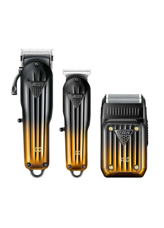 Набір для стрижки акумуляторна машинка, тример і шейвер VGR V-644 Jooki (360920760)