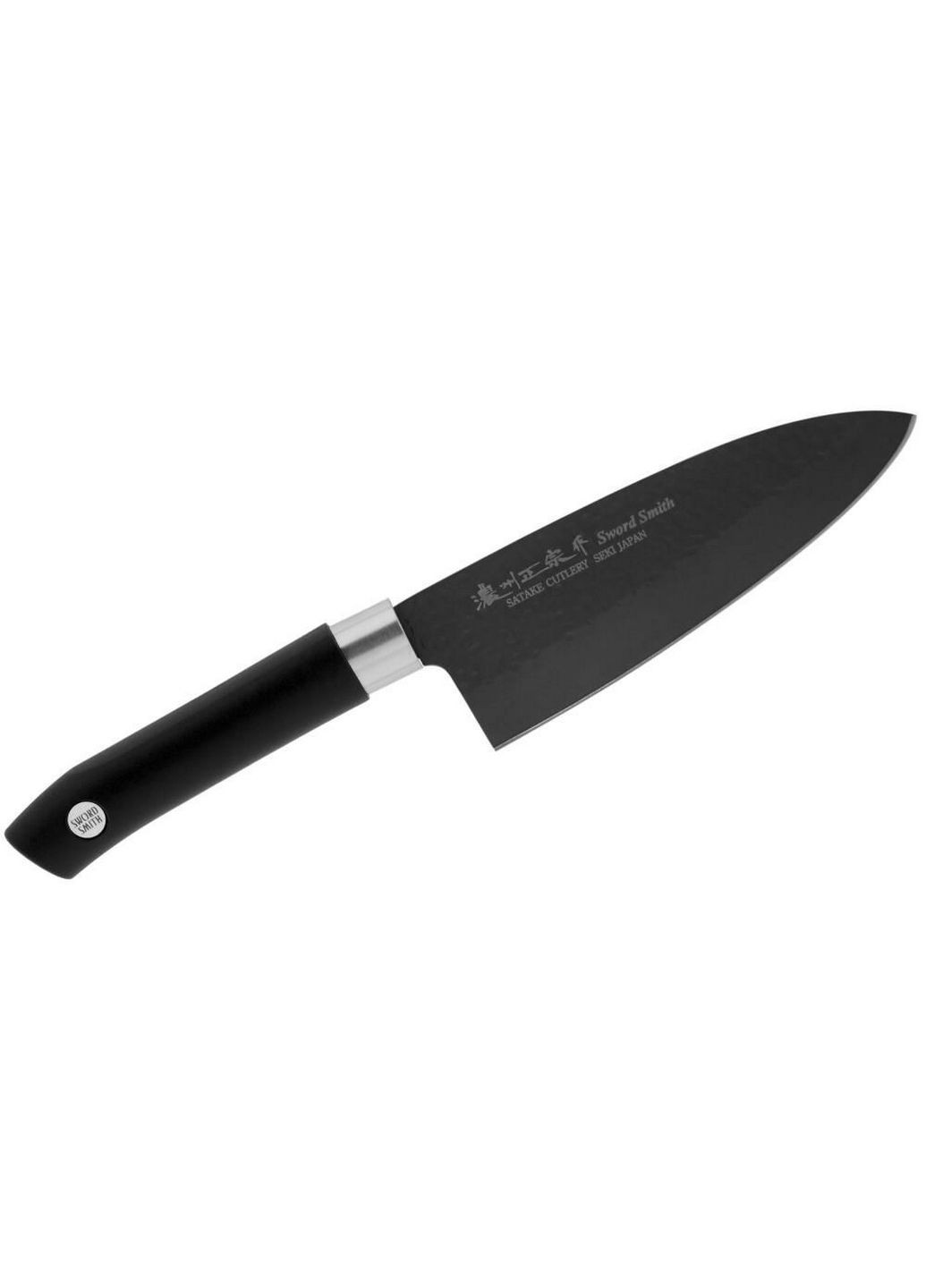 Нож кухонный Деба 16 см Satake чёрные,