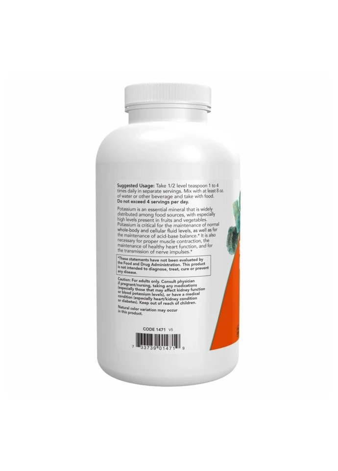 Potassium Gluconate Pure Powder - 454g Now Foods (387352305)