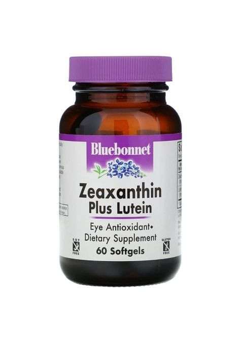 Zeaxanthin Plus Lutein 60 Softgels Bluebonnet Nutrition (294058486)