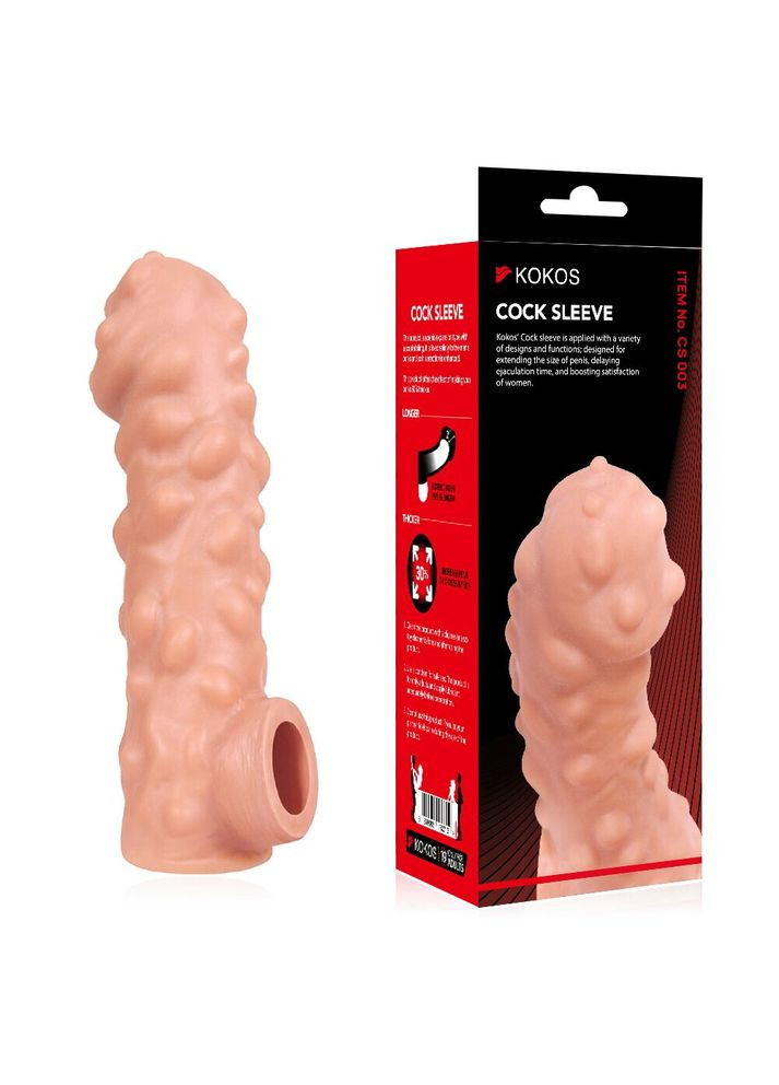 Насадка на член Cock Sleeve CS 003 L Kokos (317405728)