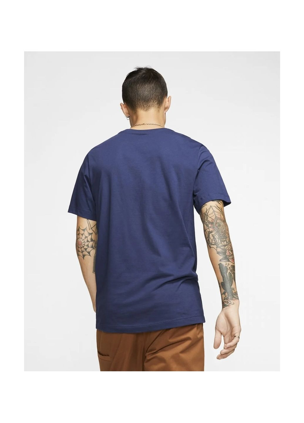 Синяя футболка мужская m nsw club tee blue Nike