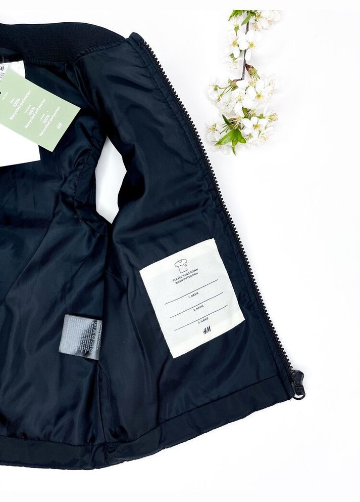 Демисезонный жилет 104 см черный артикул Л1096 H&M (329330424)