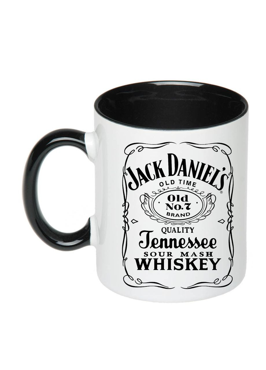 Чашка с печатью "Jack Daniel's" 330 мл (цвет чёрный) (24813) No Brand (328265621)