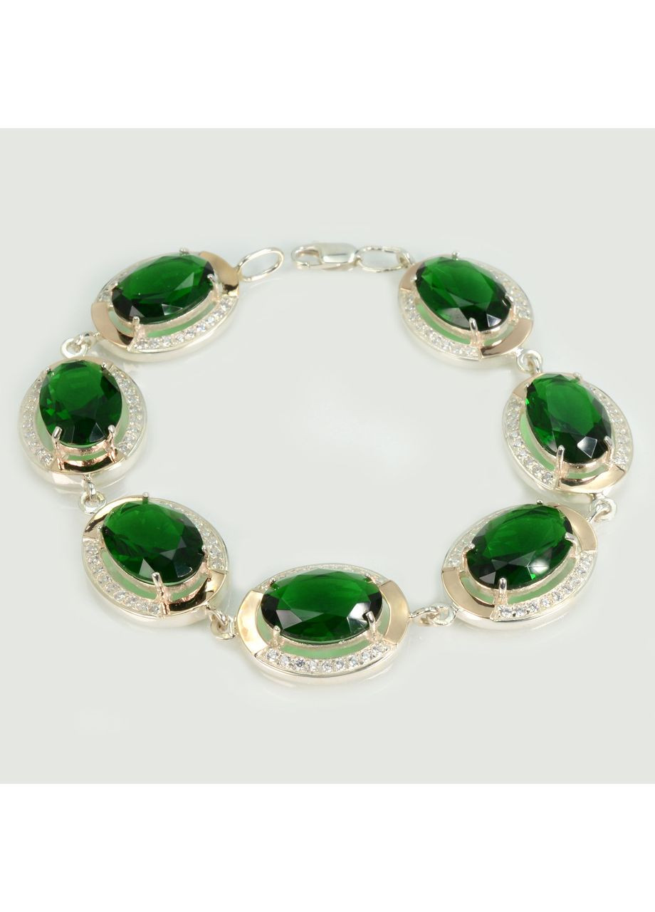 Срібний браслет з золотом Silver Style (367112338)