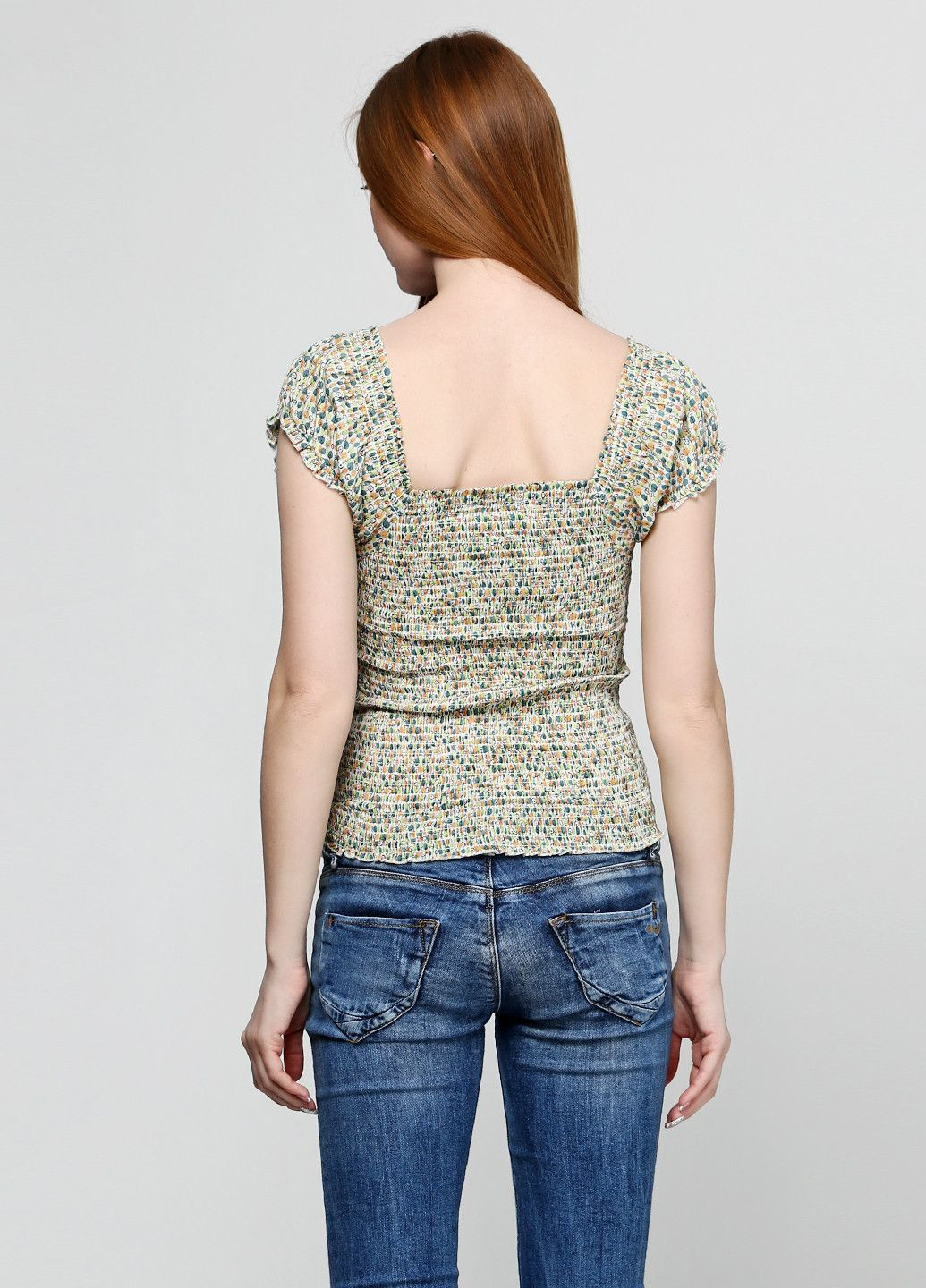 Зелёная блуза зеленый OVS