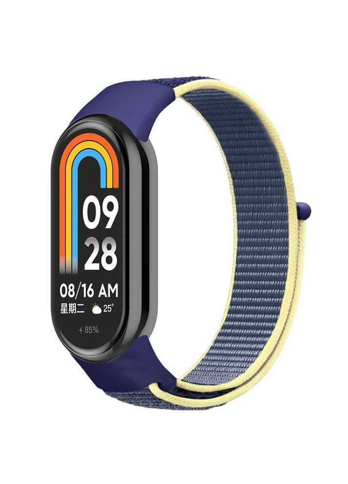 Ремешок для Xiaomi Mi Band 8/9/10 Nylon Blue/Yellow No Brand (391211551)