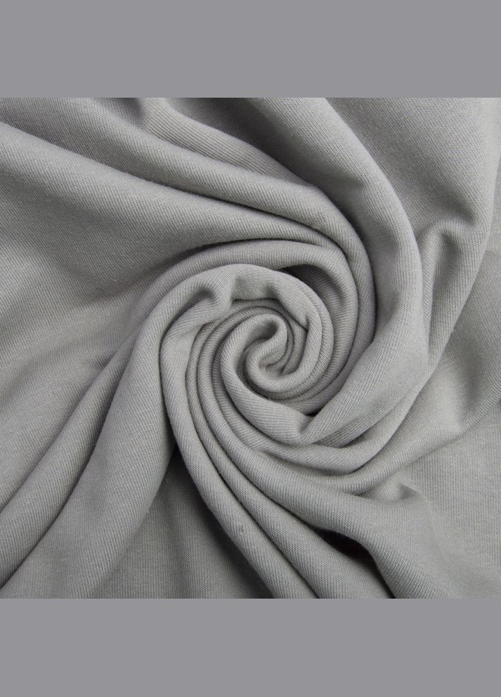 Тканина трикотаж трьохнитка петля Сезон св сіра тепла для спортивного одягу IDEIA (289552635)