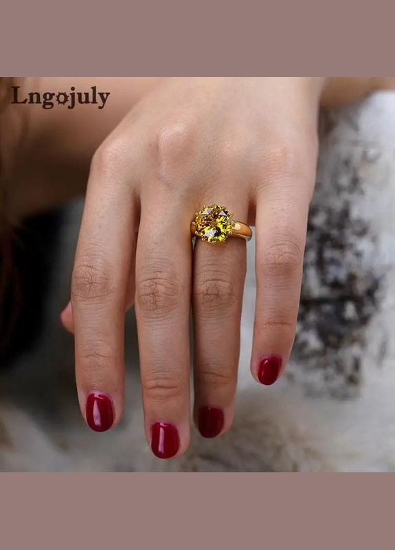 Кольцо женское медицинское золото обручальное кольцо с розовым камнем большим фианитом р. 18 Fashion Jewelry (285110632)